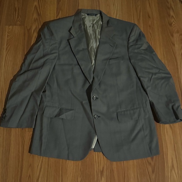 Burberrys Men’s Sport Jacket 100% Wool Vintage Gray‎ Coat Old Money Luxury